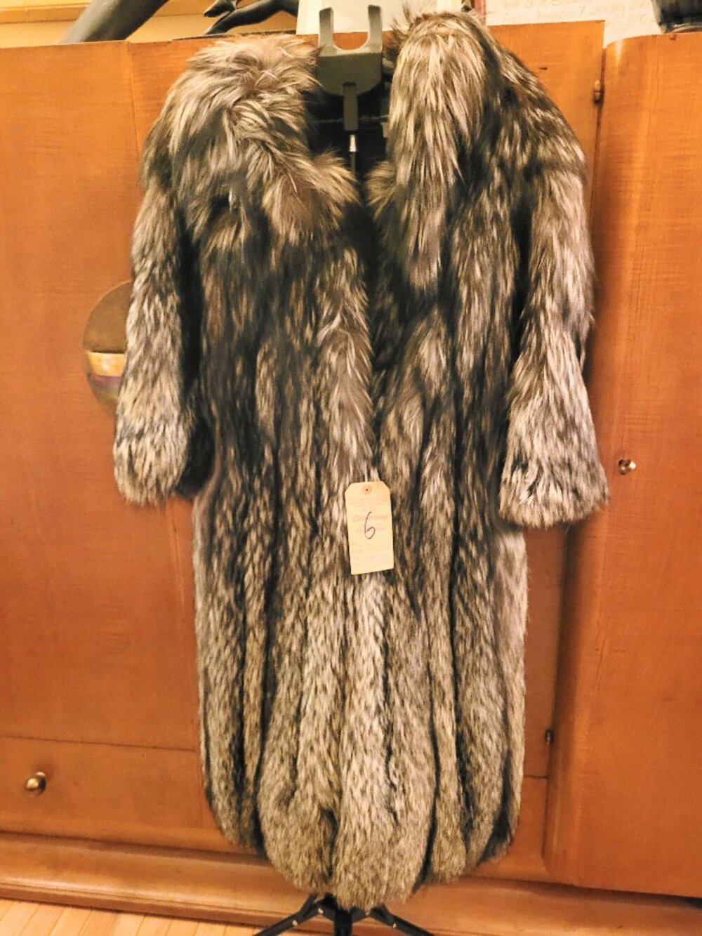 Natural Silver Fox Coat